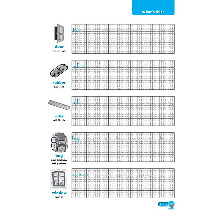 Luyện Viết Tiếng Anh 1 - English Writing Family And Friends 1 - Ảnh 4