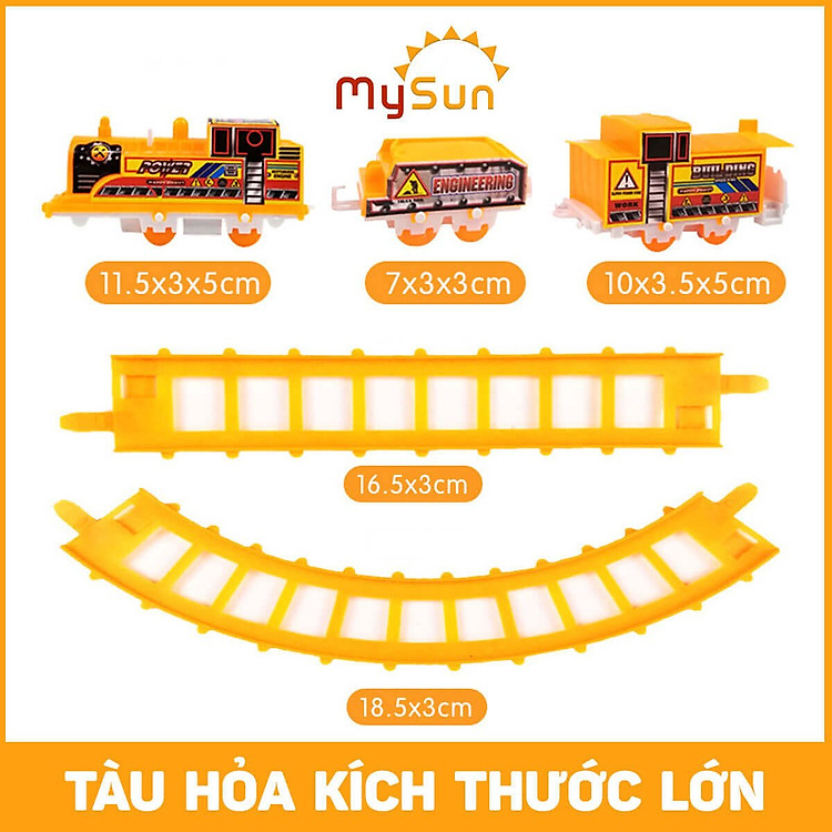 Xe lửa đồ chơi pin MySun cho bé Chính hãng Giá rẻ - Hình ảnh 4