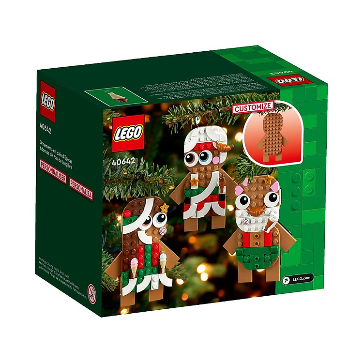 LEGO NOEL 40642 Đồ Trang Trí Bánh Gừng Chính hãng Giá rẻ - Hình ảnh 2