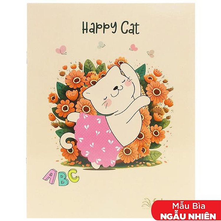 Tập Học Sinh Happy Cat 4 Ô Ly 96 Trang 80gsm