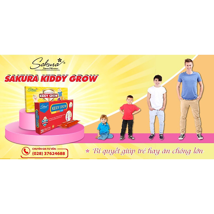 Nơi mua Siro Sakura Kiddy Grow 20 ống Giá tốt - Hình ảnh 3