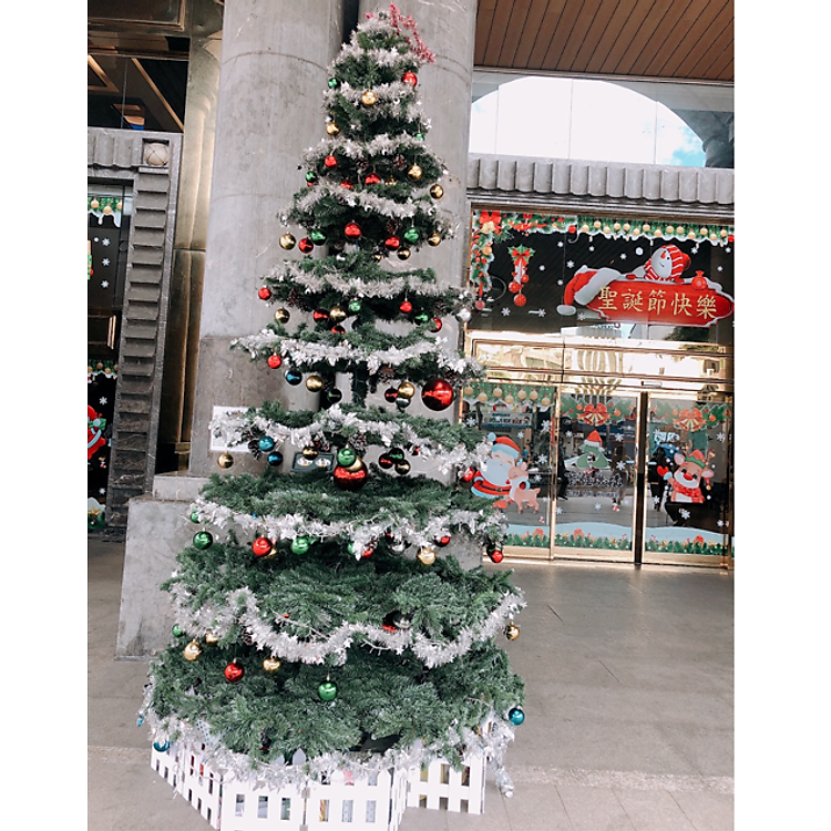 Cây thông Noel màu xanh cao 3m