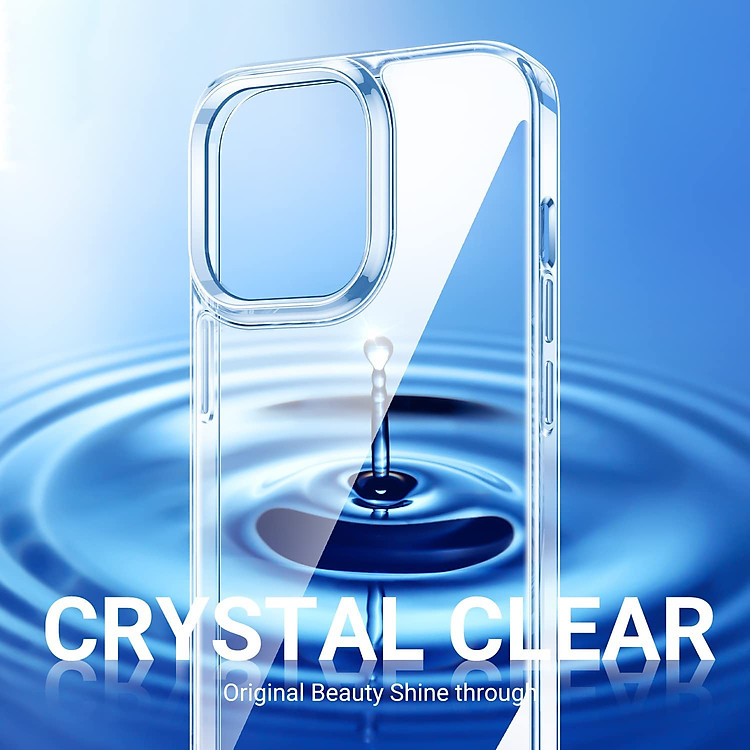 Ốp lưng cho iPhone 13 / 13 Pro / 13 Pro Max chống sốc trong suốt siêu mỏng 0.8mm hiệu X-Level Sparkling Series độ trong tuyệt đối, chống trầy xước, chống ố vàng, tản nhiệt tốt - hàng nhập khẩu