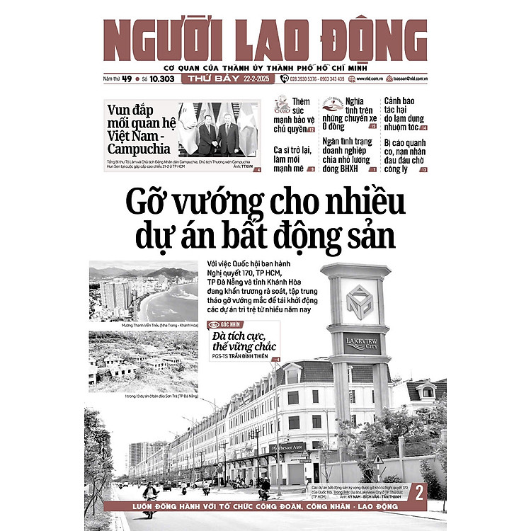 Nhật báo Người Lao Động từ ngày 17-02-2025 đến 23-02-2025 - Ảnh 6
