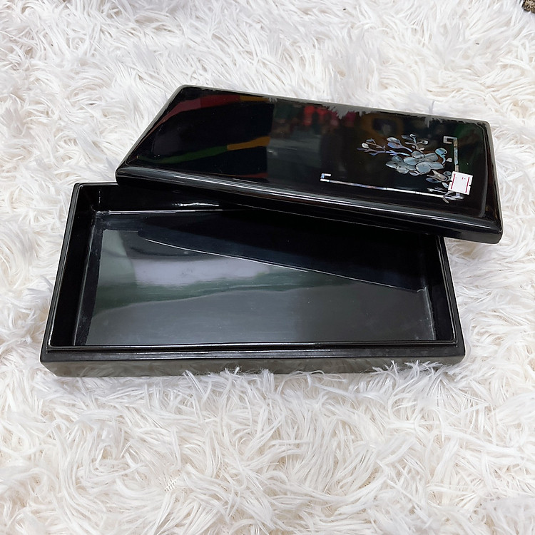 Hộp chữ nhật sơn mài cao cấp (23x12x5 cm) - Ảnh 4