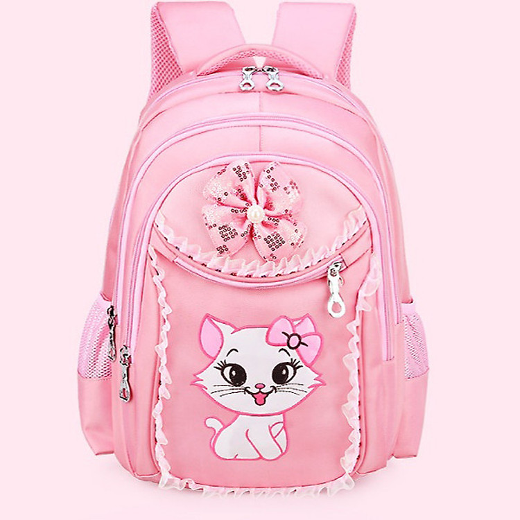 Ba lô mèo Angela dễ thương cho bé gái cấp 1 , cấp 2