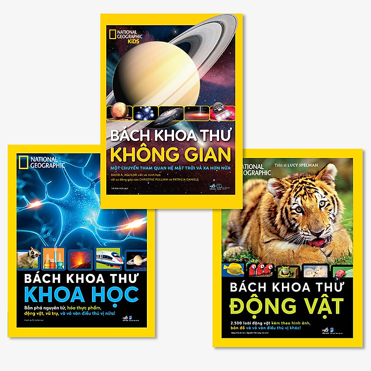 Combo 3 Cuốn Bách Khoa Thư: Bách Khoa Thư Động Vật + Bách Khoa Thư Khoa Học + Bách Khoa Thư Không Gian