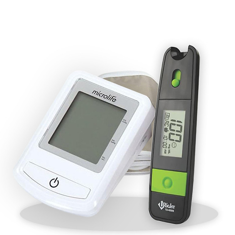 Máy Đo Huyết Áp Bắp Tay Microlife 3NZ1-1P + Tặng Máy Đo Đường Huyết Uright TD 4265