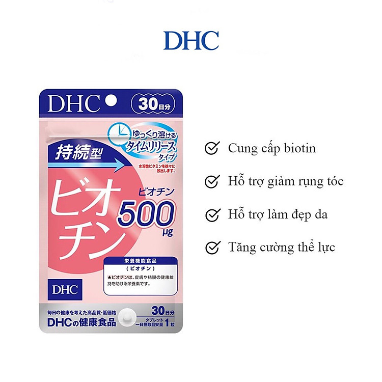 Viên Uống Mọc Tóc Biotin DHC Nhật Bản 30 Ngày