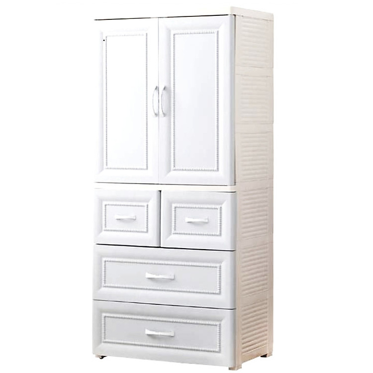 Tủ nhựa đựng quần áo cho bé Holla 5 tầng, chia nhiều ngăn tủ nhỏ, có bánh xe di chuyển dễ dàng, nhựa nguyên sinh cao cấp an toàn cho bé