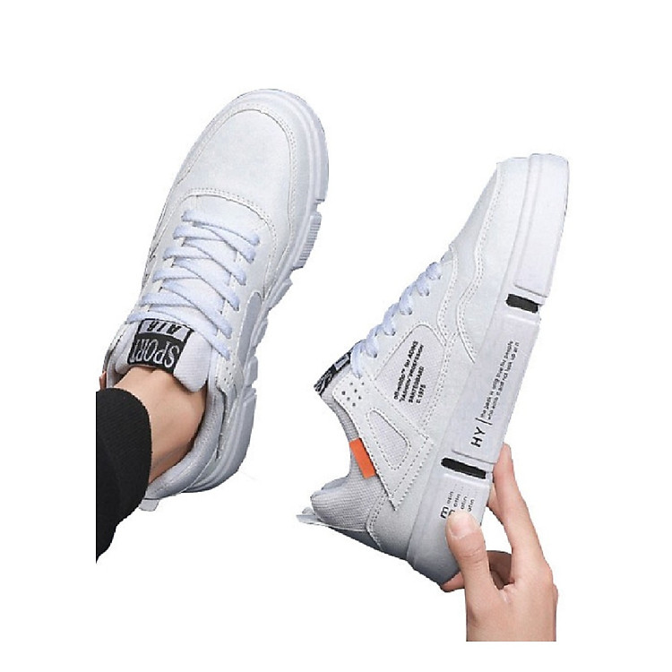 Giày sneaker nam cao cấp SP-295 (màu Trắng)