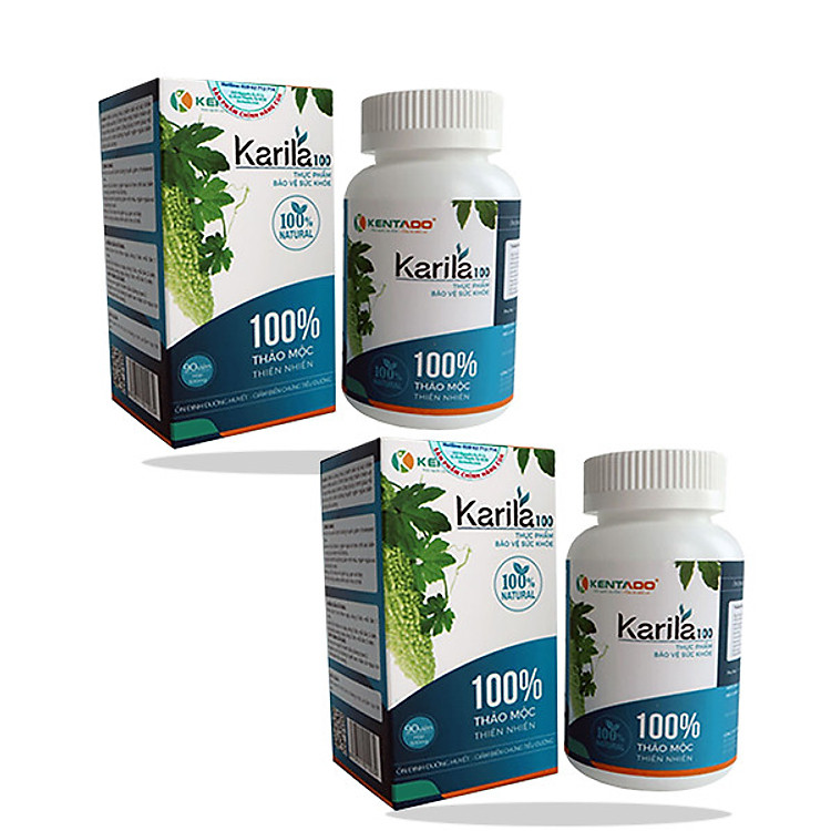 Combo 2 hộp Karila 100 - Hỗ Trợ hỗ trợ điều trị Tiểu Đường Hiệu Quả Nhanh Chóng