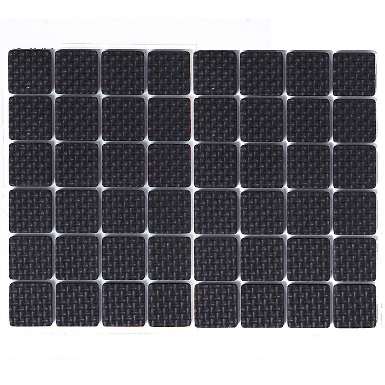 Bộ 48 Miếng Dán Vuông 2.2cm x 2.2cm dán chân bàn ghế chống trượt, bảo vệ sàn nhà kèm keo dán
