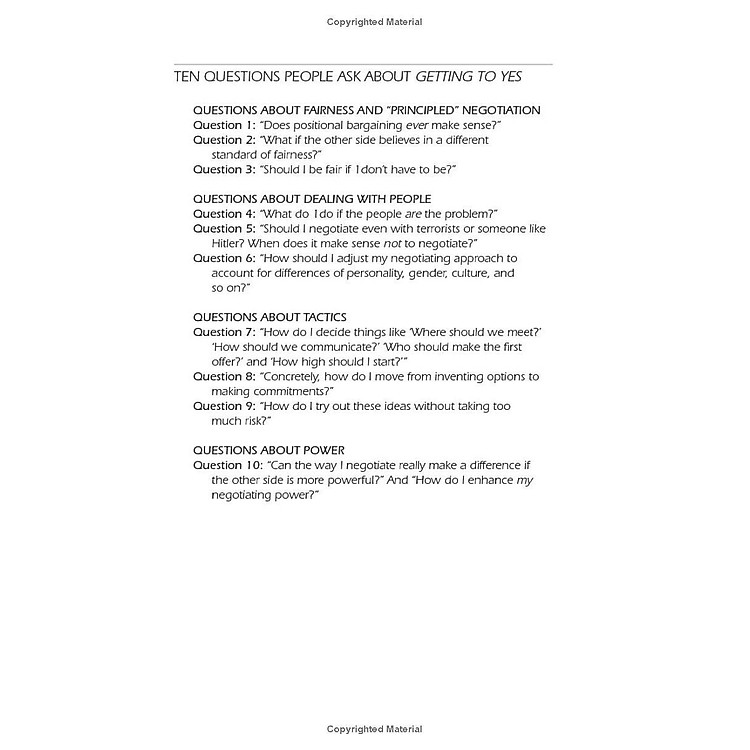 Getting to Yes: Negotiating an Agreement Without Giving In - Ảnh 2
