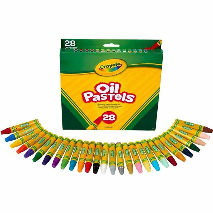 Hộp Bút Sáp Dầu Crayola 28 Màu - Ảnh 2