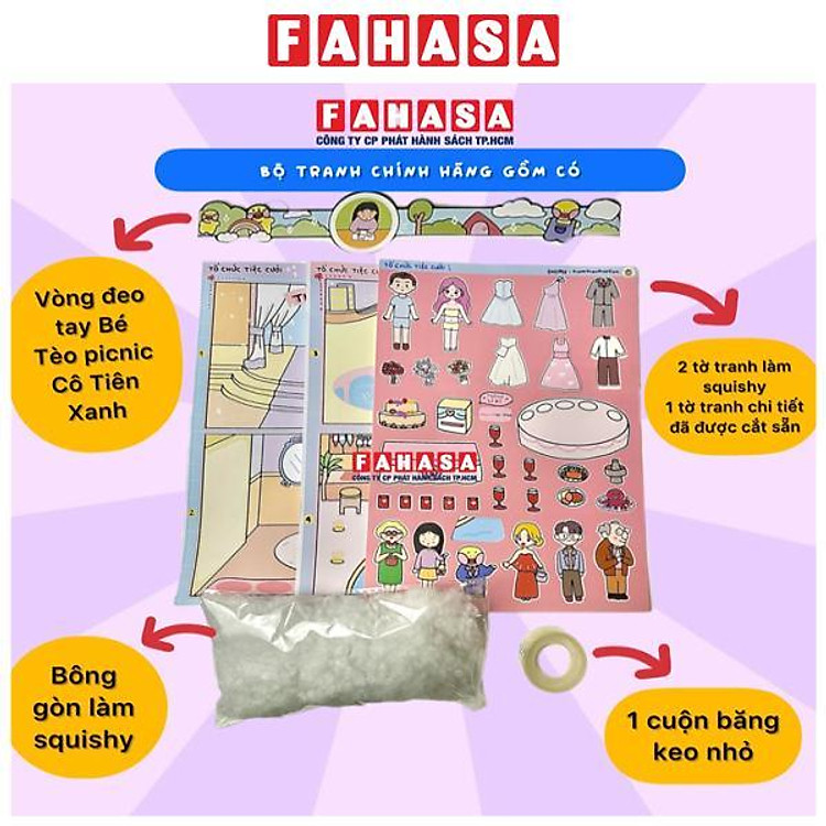 Mua Bộ Tranh Tương Tác Cô Tiên Xanh Chính hãng Tiết kiệm
