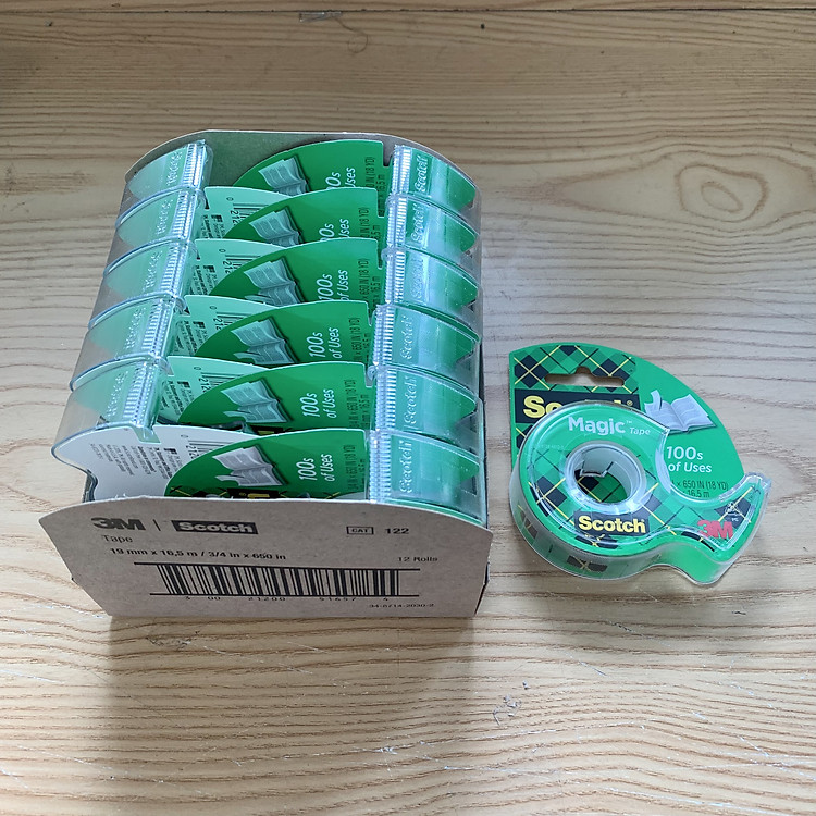 Băng dính đa năng 3M Scotch 122 (19mm x 16,5m) - Ảnh 7