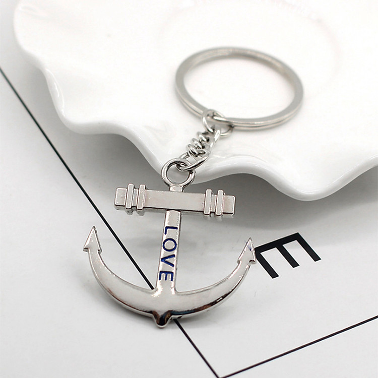 Móc Chìa Khóa Bánh Lái Love Mỏ Neo Xinh Xắn - Ảnh 2