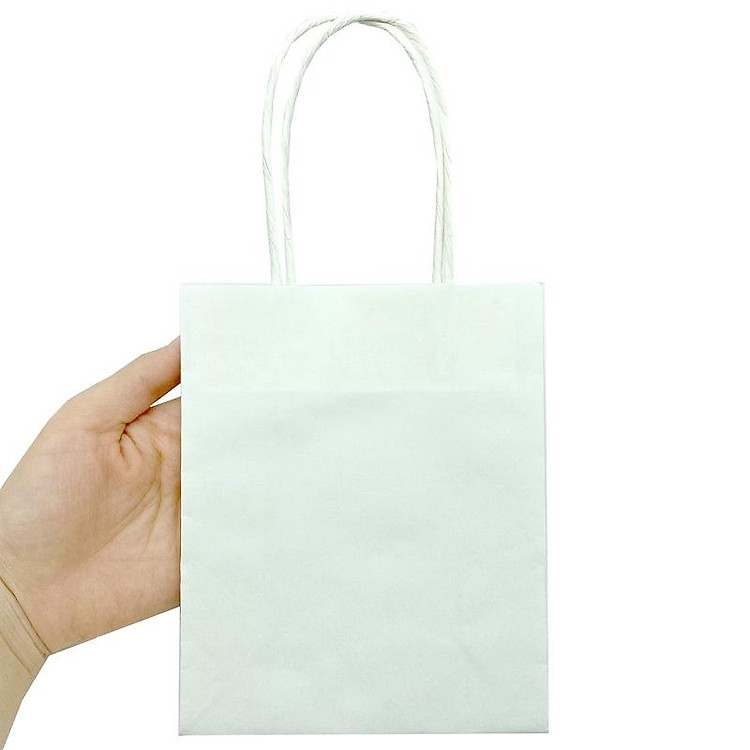 Túi Giấy Kraft Trắng 16x13 - Ảnh 4