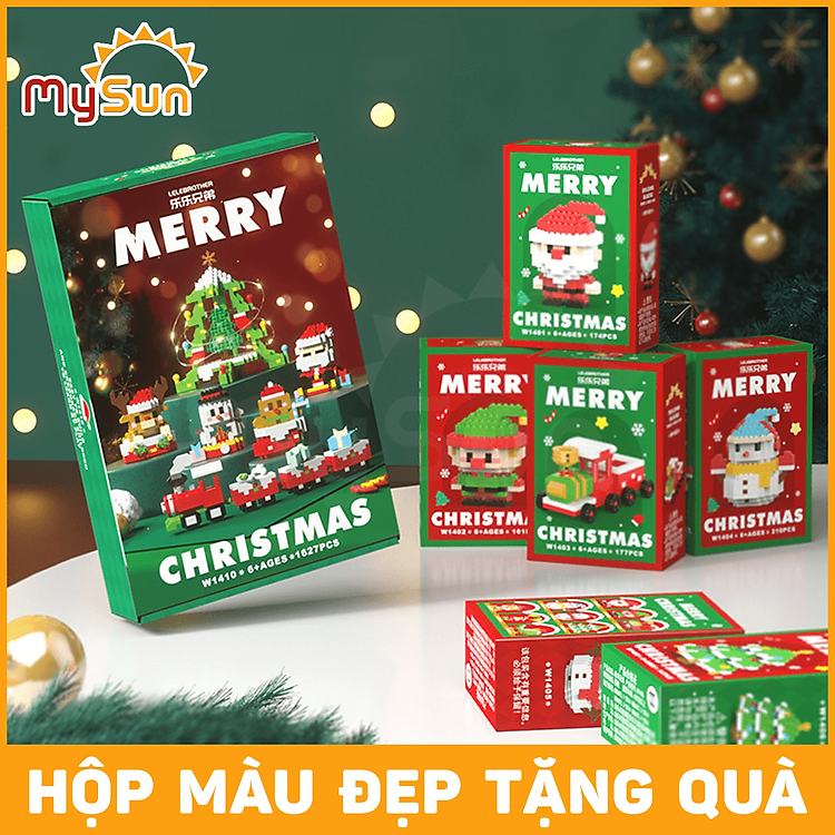 Mô hình ông già Noel đồ chơi Giáng sinh Chính hãng Tiết kiệm - Hình ảnh 5