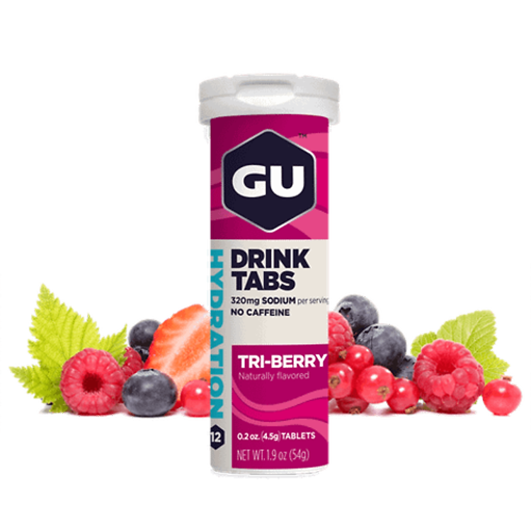 Viên Sủi GU ENERGY Hydration Drink Tabs - Ống 12 Viên - Bổ Sung Nước Và Điện Giải Khi Hoạt Động Thể Thao - Ống 12 viên