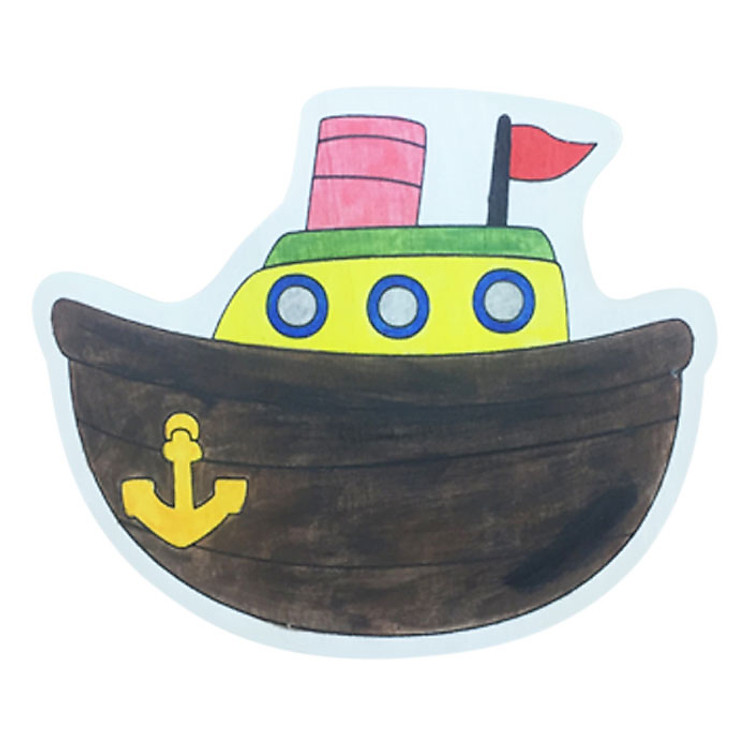 Gỗ Tô Màu Con Tàu STAR KIDS Chính hãng Giá tốt - Hình ảnh 2