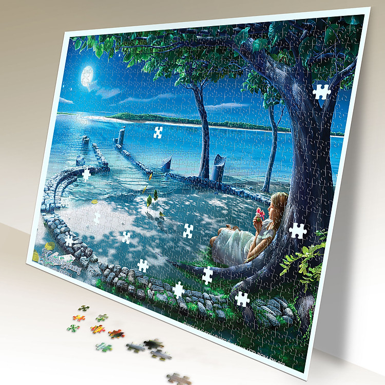 Tranh xếp hình Tia Sáng Bến Đợi Chính hãng Tiết kiệm - Hình ảnh 2