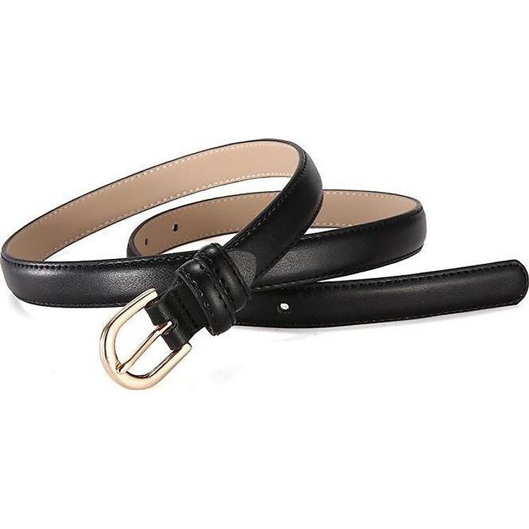 Thắt lưng nữ đai váy thời trang cao cấp bản nhỏ 1.8cm chất liệu da thật dễ phối đồ cùng quần jean, đầm, váy NT264