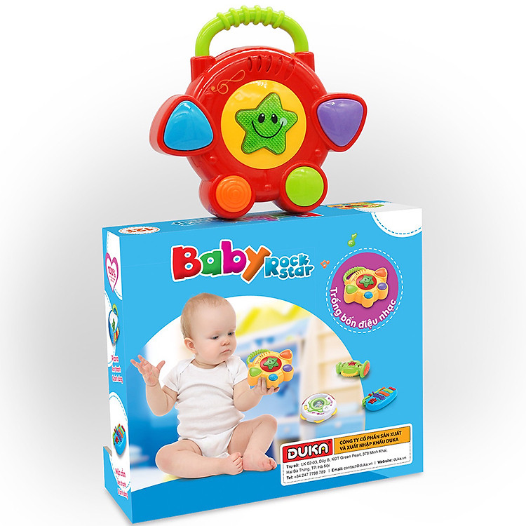 Mua Baby Rock Star - Trống bốn điệu nhạc Chính hãng Giá tốt - Hình ảnh 4