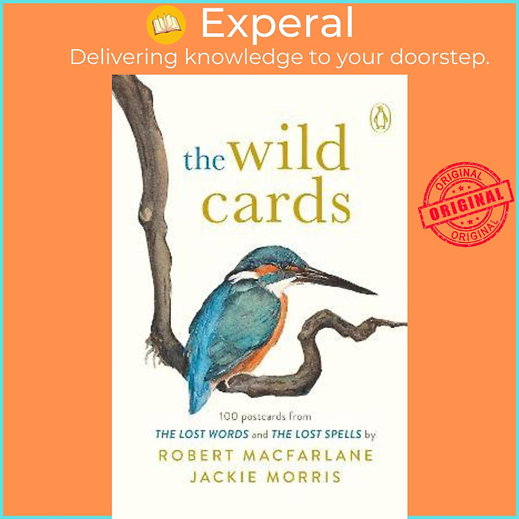 Sách - The Wild Cards : A 100 Postcard Box Set by Robert Macfarlane (UK edition, paperback)