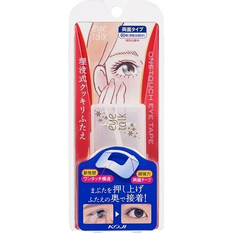 Miếng Dán Kích 2 Mí Nhật Bản Trong Suốt Koji One Touch Eye Tape, Độ Bám Bền