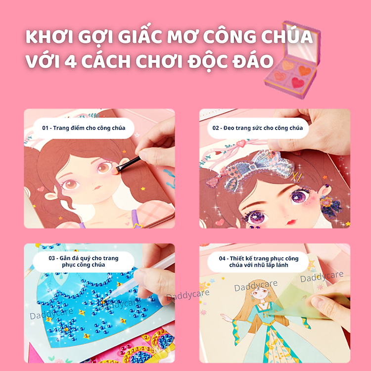 Mua “Đồ chơi trang điểm công chúa Mideer” Chính hãng Tiết kiệm - Hình ảnh 5