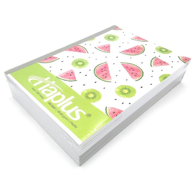 Vở Haplus Fruit Kẻ Ngang 120 Trang (Mẫu bao bì ngẫu nhiên) - Ảnh 3