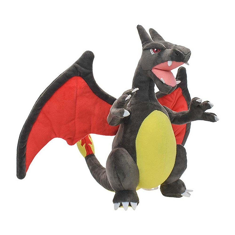 Gấu bông Charizard đen 25cm cao cấp Chính hãng Tiết kiệm - Hình ảnh 3