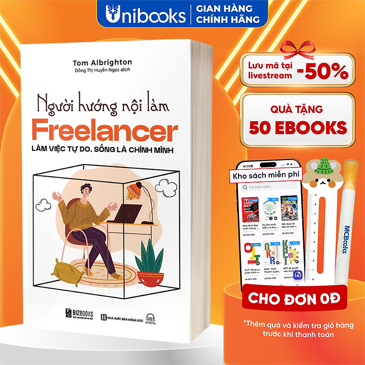 Mua tại Newshop: Người Hướng Nội Làm Freelancer: Làm Việc Tự Do, Sống Là Chính Mình