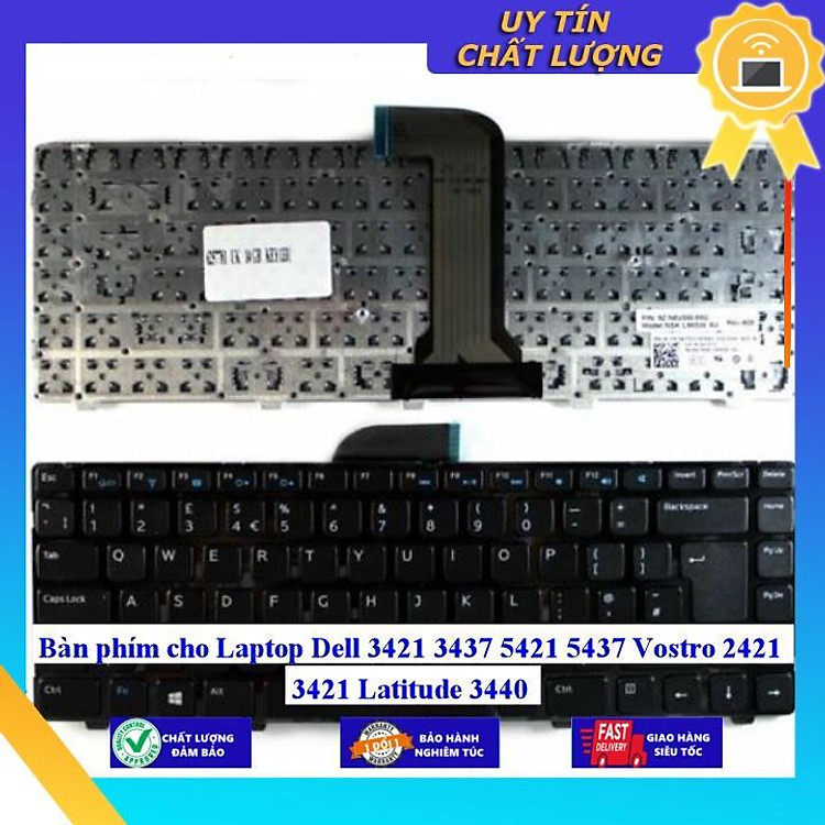 Bàn phím cho Laptop Dell 3421 3437 5421 5437 Vostro 2421 3421 Latitude 3440 - Hàng Nhập Khẩu New Seal