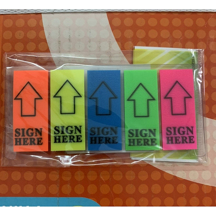 Giấy note 5 màu Sign Here 45668 - Ảnh 3