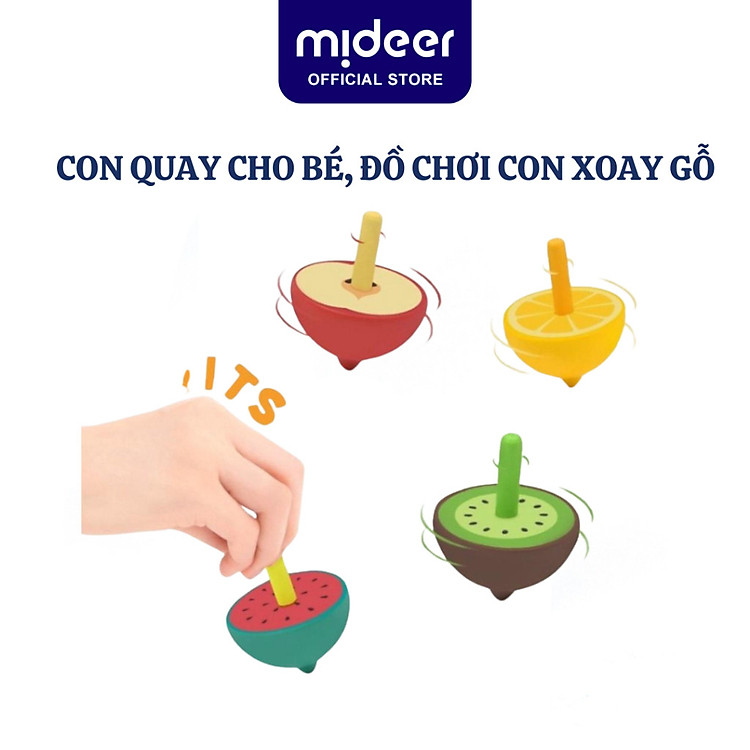 Mua tại MyKingdom: Con quay gỗ Mideer Mini Dưa hấu - Ngập tràn khuyến mãi