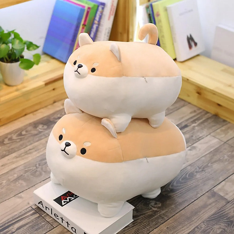 Thú nhồi bông chó Corgi 35cm dễ thương Chính hãng Giá rẻ - Hình ảnh 3