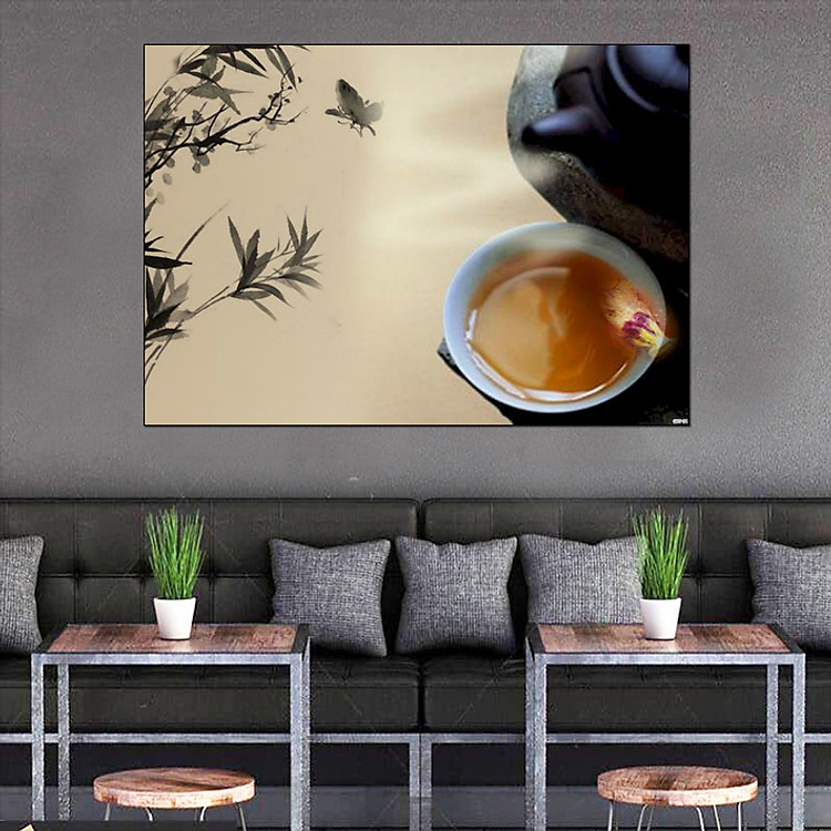 Tranh dán tường tinh hoa trà đạo GDT-04