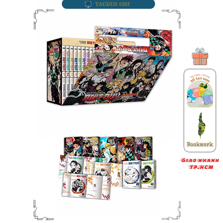 Truyện Premium Boxset Thanh Gươm Diệt Quỷ - Kimetsu No Yaiba - Hộp 23 Tập (NXB Kim Đồng)