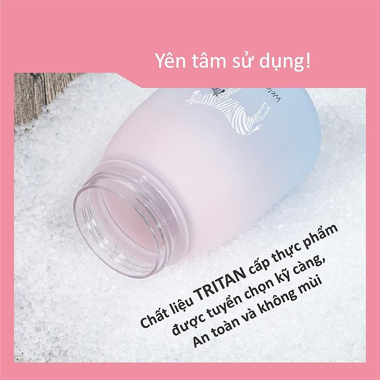 Mua Bình nước nhựa Tritan cho bé 600ml Chính hãng Ưu đãi - Hình ảnh 4