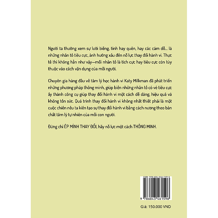 Tâm Lý Học Thay Đổi Hành Vi - Phương Pháp Từ Bỏ Thói Quen Xấu Mà Không Tốn Sức - Ảnh 2
