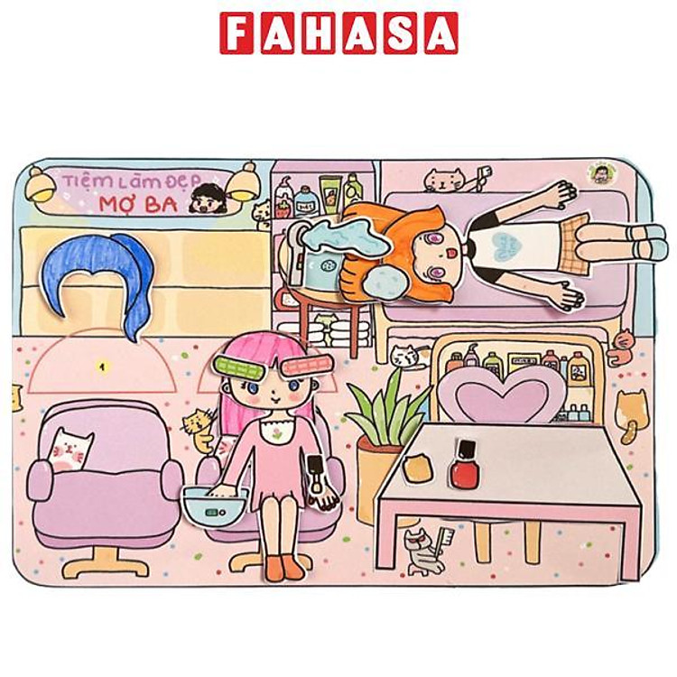 Bộ Tranh Tương Tác Cô Tiên Xanh Chính hãng Tiết kiệm