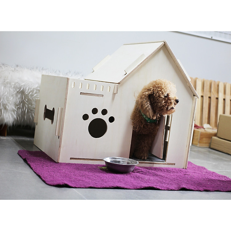 Nhà Gỗ Độc Đáo Dành Cho Chó Mèo #DH010