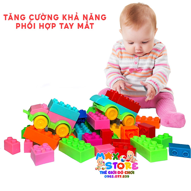 Mua Túi 1KG Đồ Chơi Xếp Hình Oto Chính hãng Tiết kiệm - Hình ảnh 5