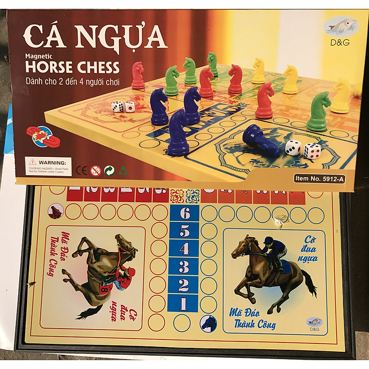 Cờ Cá Ngựa Nam Châm 38x38cm mã 5912-A