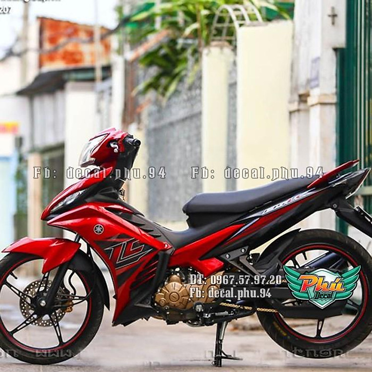 Tem Rời Exciter 2011-2014 LC đỏ đen (i)