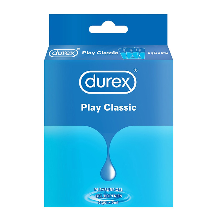 Gel bôi trơn Durex play classic Hộp 3 gói x 5ml