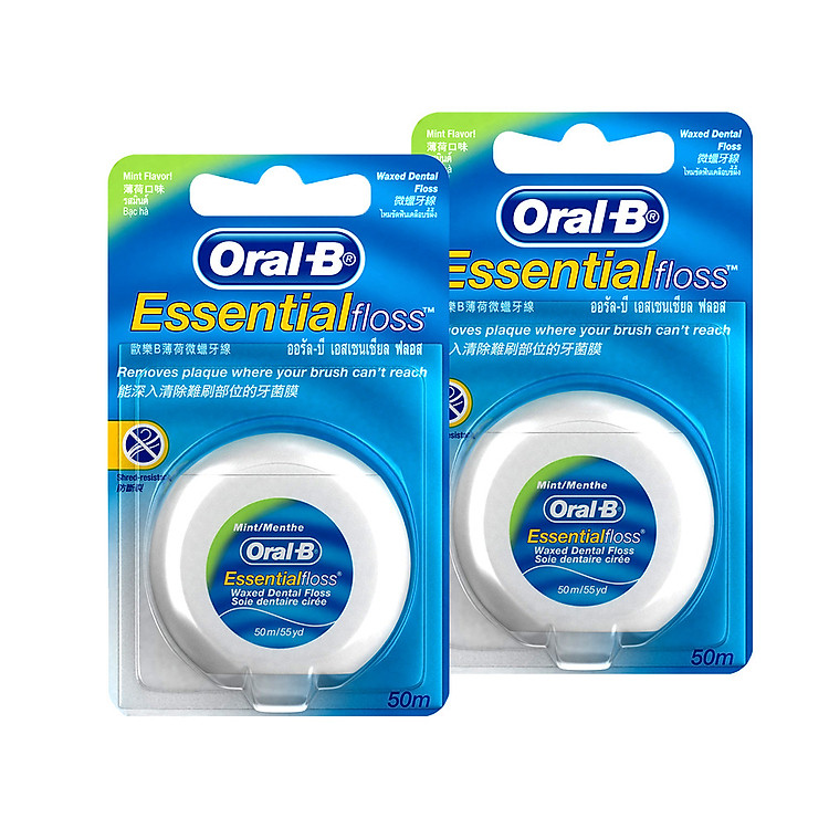 Combo 2 Chỉ nha khoa Oral-B hương bạc hà 50m